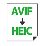AVIF→HEIC変換