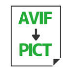 AVIF→PICT変換