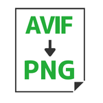 AVIF→PNG変換