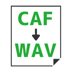 CAF→WAV変換