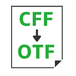 CFF→OTF変換