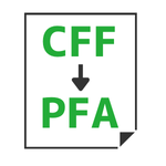 CFF→PFA変換