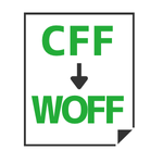 CFF→WOFF変換