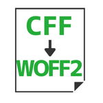 CFF→WOFF2変換
