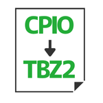 CPIO→TBZ2変換