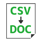 CSV→DOC変換