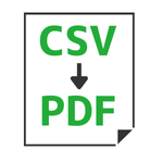 CSV→PDF変換