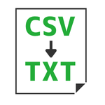 CSV→TXT変換