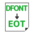 DFONT→EOT変換