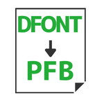 DFONT→PFB変換