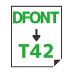 DFONT→T42変換