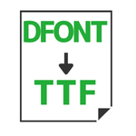 DFONT→TTF変換
