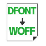 DFONT→WOFF変換