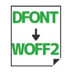 DFONT→WOFF2変換