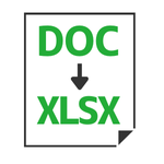DOC→XLSX変換