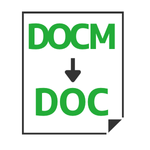 DOCM→DOC変換