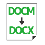DOCM→DOCX変換