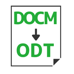 DOCM→ODT変換