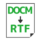DOCM→RTF変換