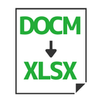 DOCM→XLSX変換