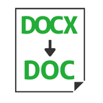DOCX→DOC変換
