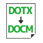 DOTX→DOCM変換