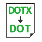 DOTX→DOT変換