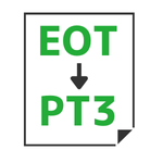 EOT→PT3変換