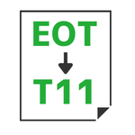 EOT→T11変換