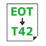 EOT→T42変換