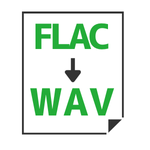 FLAC→WAV変換