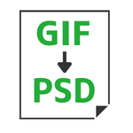 GIF→PSD変換