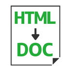 HTML→DOC変換