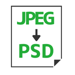 JPEG→PSD変換
