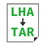 LHA→TAR変換