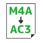 M4A→AC3変換