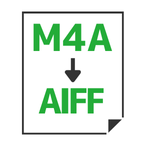 M4A→AIFF変換