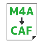 M4A→CAF変換