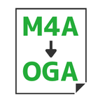 M4A→OGA変換