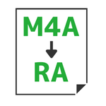 M4A→RA変換