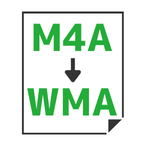 M4A→WMA変換