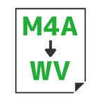 M4A→WV変換