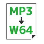 MP3→W64変換
