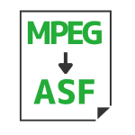MPEG→ASF変換