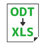 ODT→XLS変換