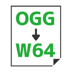 OGG→W64変換