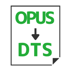OPUS→DTS変換