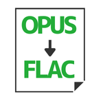 OPUS→FLAC変換