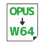 OPUS→W64変換