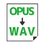 OPUS→WAV変換